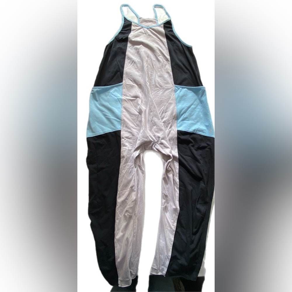 FP Movement Colorblock Hot Shot Onesie Gray Black Blue Medium - Picture 5 of 16